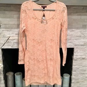MATERIAL GIRL LACE OPEN BACK DRESS SIZE XL